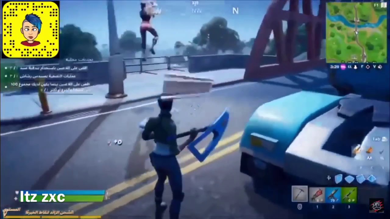 خرفنـه فورت نايت | بزرنجي يدور عيال💔😂