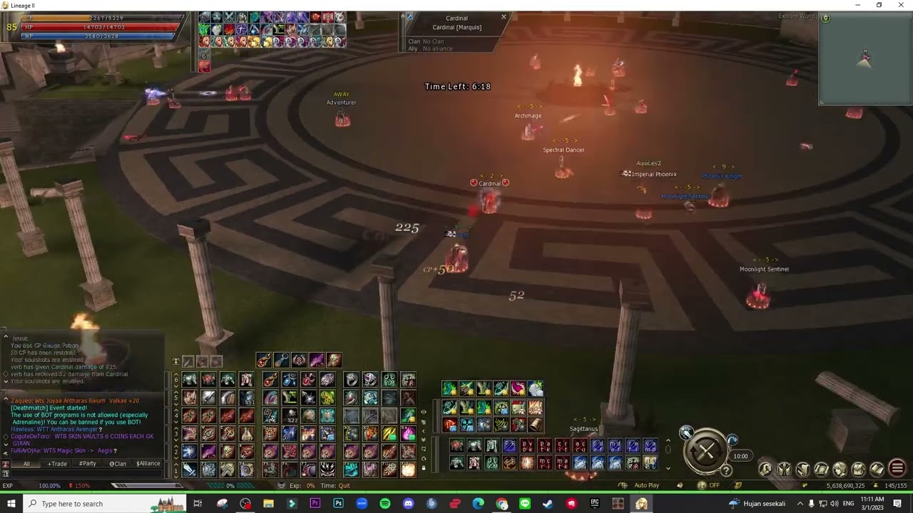 ExiliumWorld - Verb Eva Templar - Event Death Match - High Five