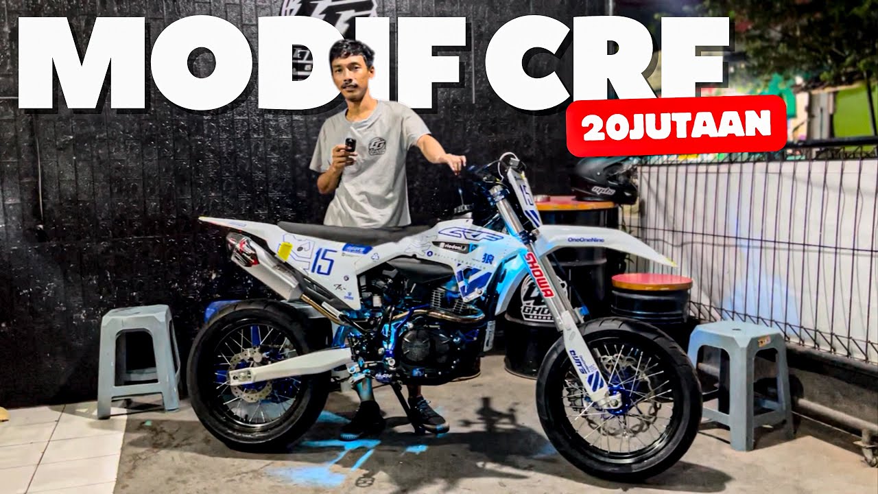 REVIEW CRF 150 MODIFIKASI SIMPEL || TAPI BAJAT LEMAYAN BANYAK
