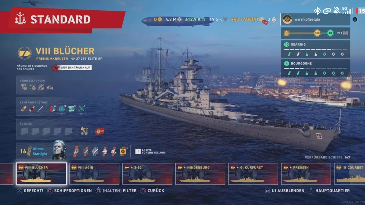 WoWs Legends Blücher Tier 8: AP ist nicht zu unterschätzen!
