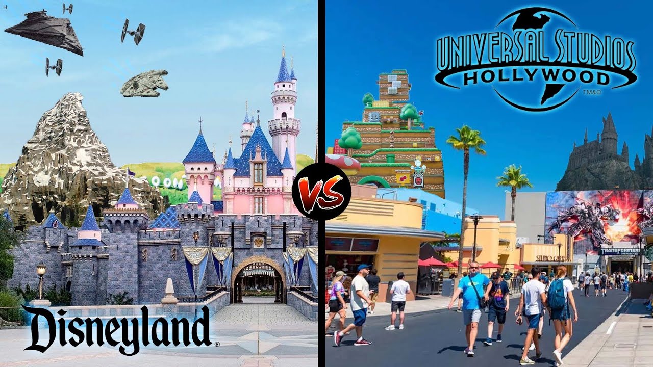 Which one to visit? Disneyland vs Universal Studios Hollywood