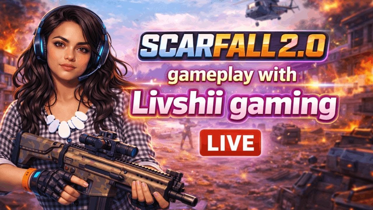 Live 🛑 Scarfall 2.0 Gameplay | Livshii Gaming 🎮 😍 #live #gameplay #scarfall