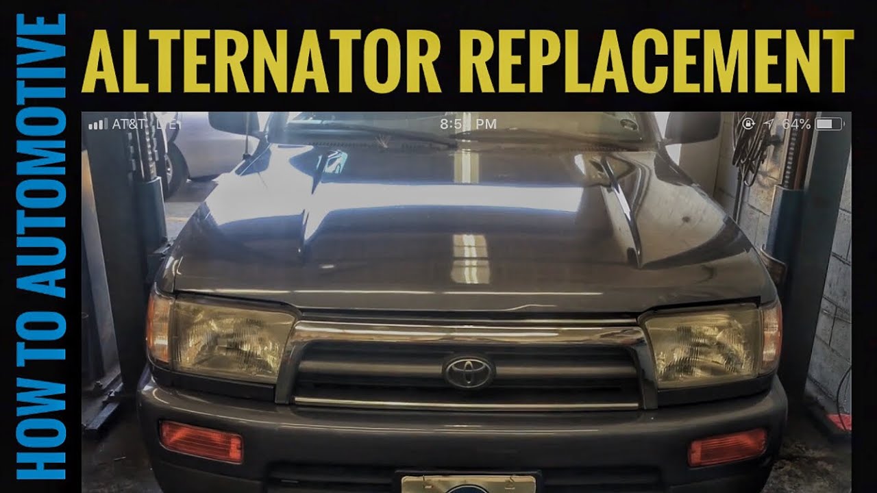 How to Replace the Alternator on a 1998 Toyota 4Runner with 2.7 L Engine