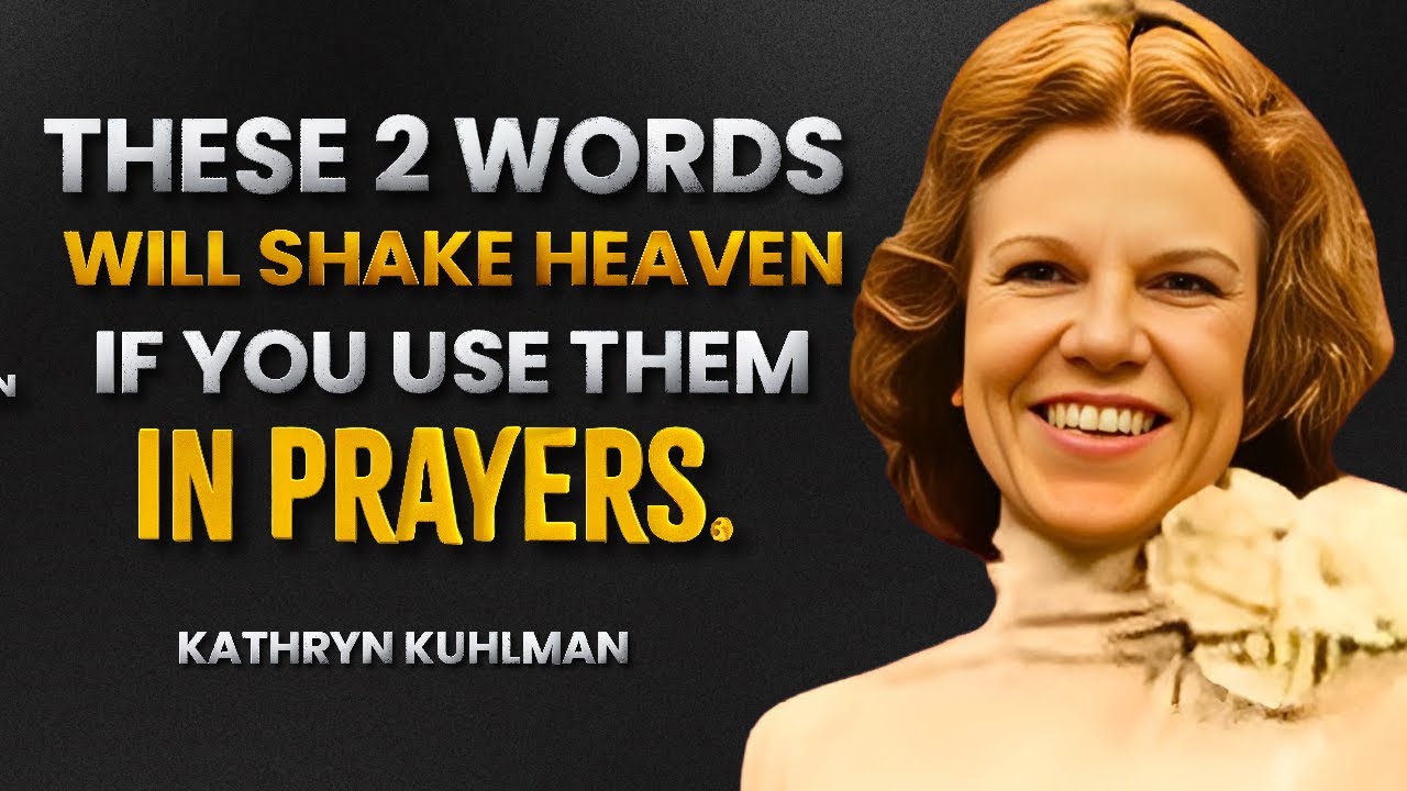 The 2 Words the Holy Spirit Wants to Hear Before You Pray | Kathryn Kuhlman (Psalm 51:11)