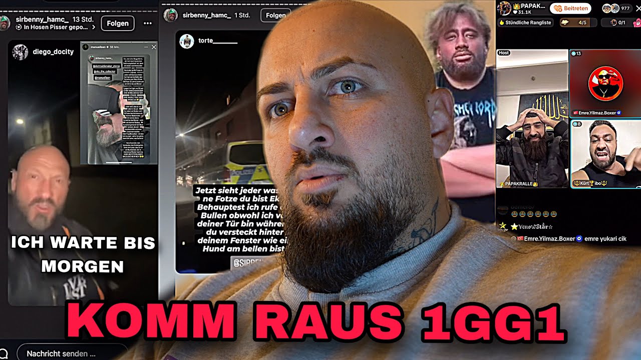 ROCKER FÄHRT ZU EX ROCKER POLIS EINSATZ 😱 KÜRT IBO VS EMRE YILMAZ ‼️