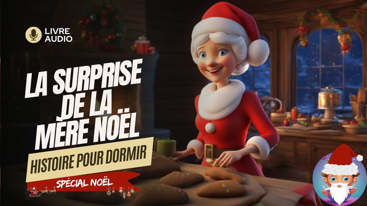 Histoire pour dormir | La Surprise de la M&egrave;re No&euml;l - Livre Audio sp&eacute;cial No&euml;l | Livre audio enfant
