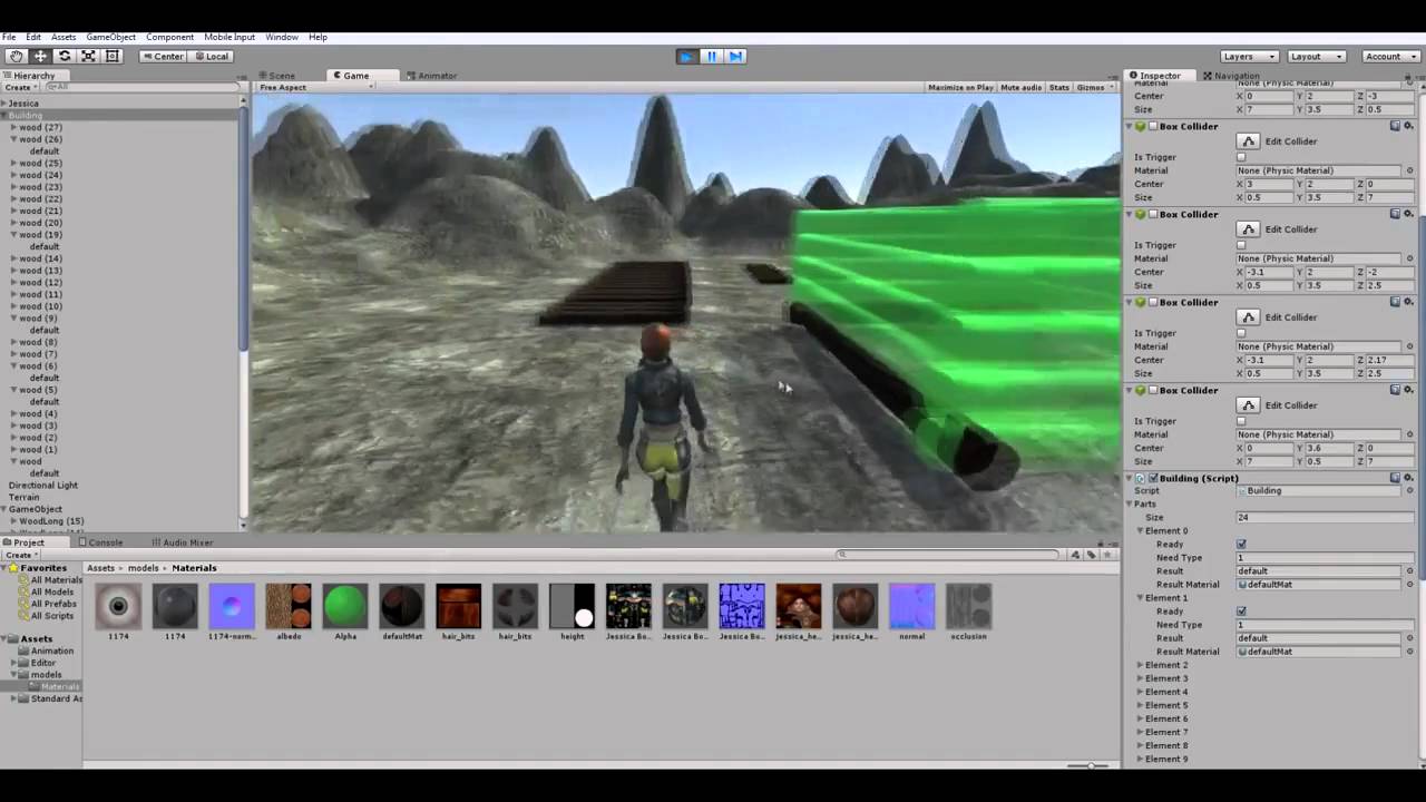 Unity 5, уроки по заявкам #5 Постройка