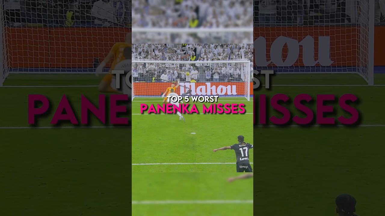 Top 5 worst panenka penalties of all time