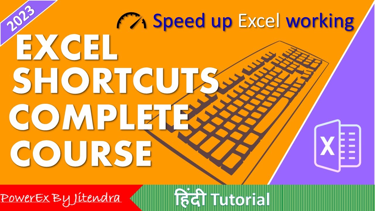 Excel Shortcut Keys - Complete Course | Best Excel Shortcuts in Hindi | Excel Shortcuts Full Course