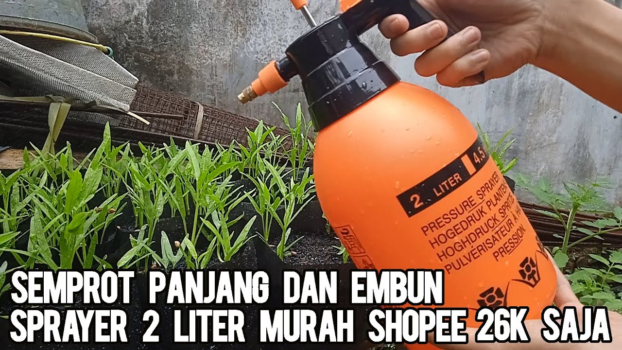 REVIEW SPRAYER 2 LITER ORANGE MURAH 26 RIBUAN SHOPEE