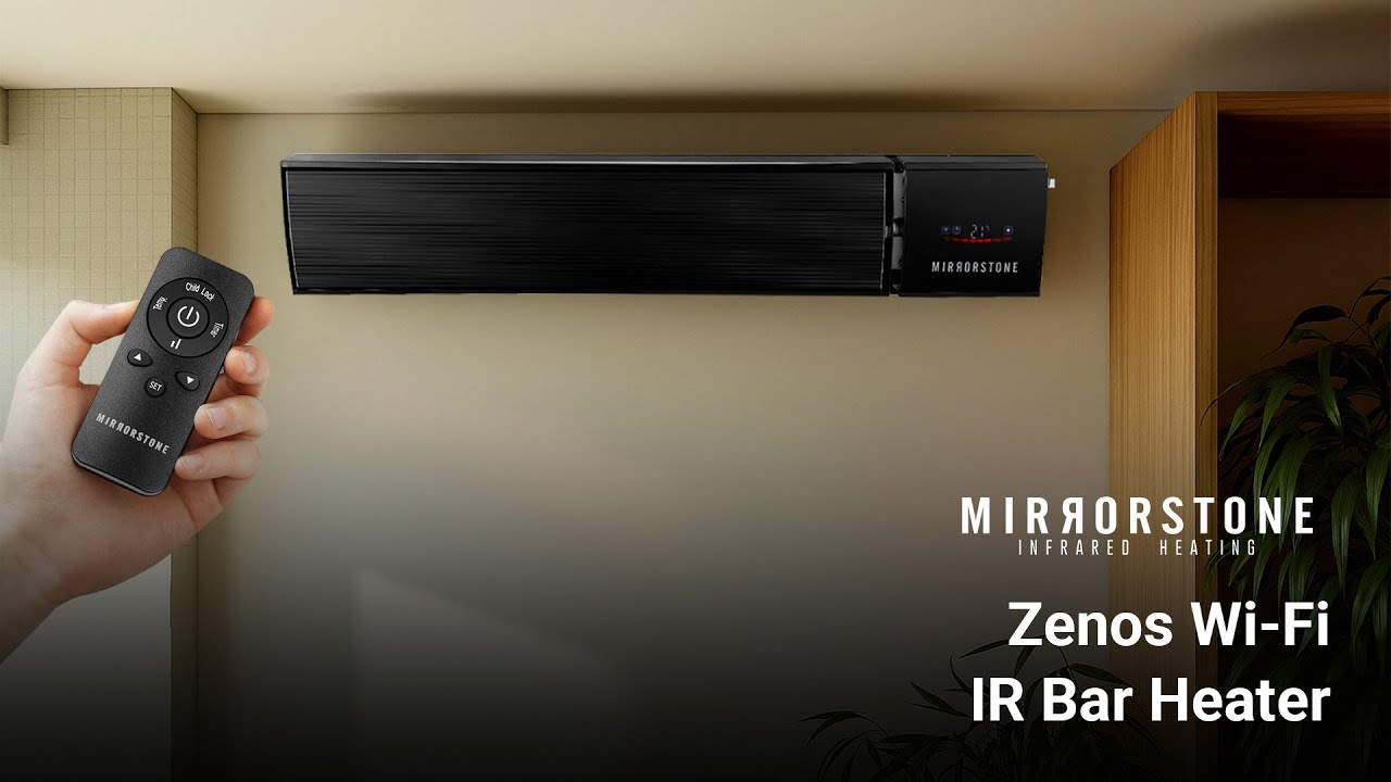 Zenos Wi-Fi Infrared Bar Heater - [Mirrorstone Heating]
