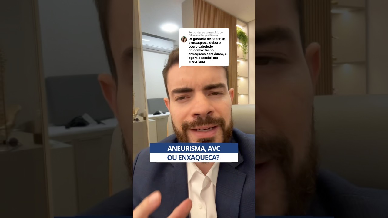 Enxaqueca ou aneurisma? #enxaqueca #dordecabe&ccedil;a