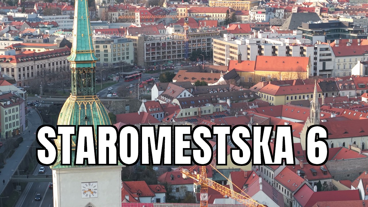 Staromestská 6 – Bratislava 4K Drone | New Apartments in the Old Town