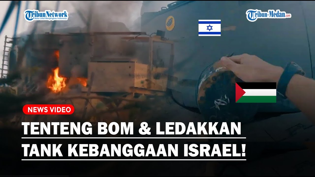 [FULL] TENTARA ISRAEL GOSONG, Aksi Nekat Hamas Tenteng Bom Shuwaz & Ledakkan Tank Hingga Hancur!