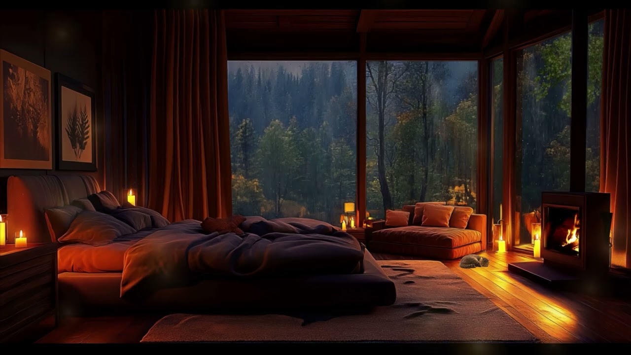Sleep With Nature Rain, Deep Sleep With Rainy Relaxing Muxic