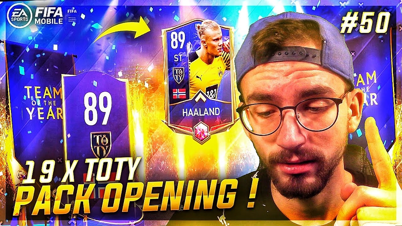 19 x TOTY PACK OPENING !! WALKOUT PARTY !! 😱🔥 FIFA MOBILE 22 #50