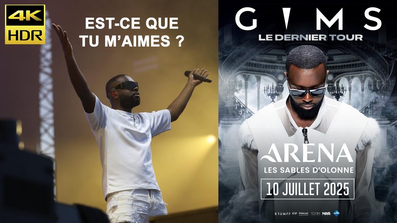 Gims - Est-ce que tu m'aimes ? (Live at Arena Forum, Les Sables-d'Olonne, France)