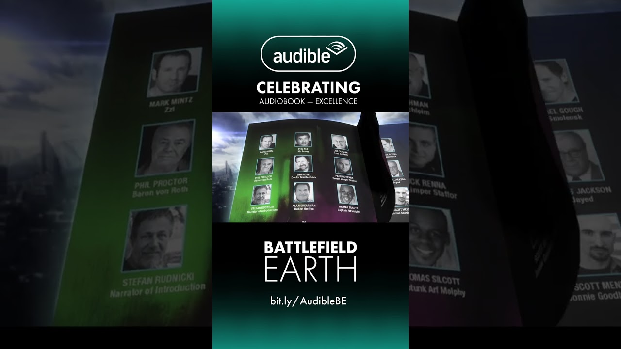 🎧 Celebrating Audiobook Excellence: Cast Like a Sci-Fi Blockbuster: The Battlefield Earth Audiobook