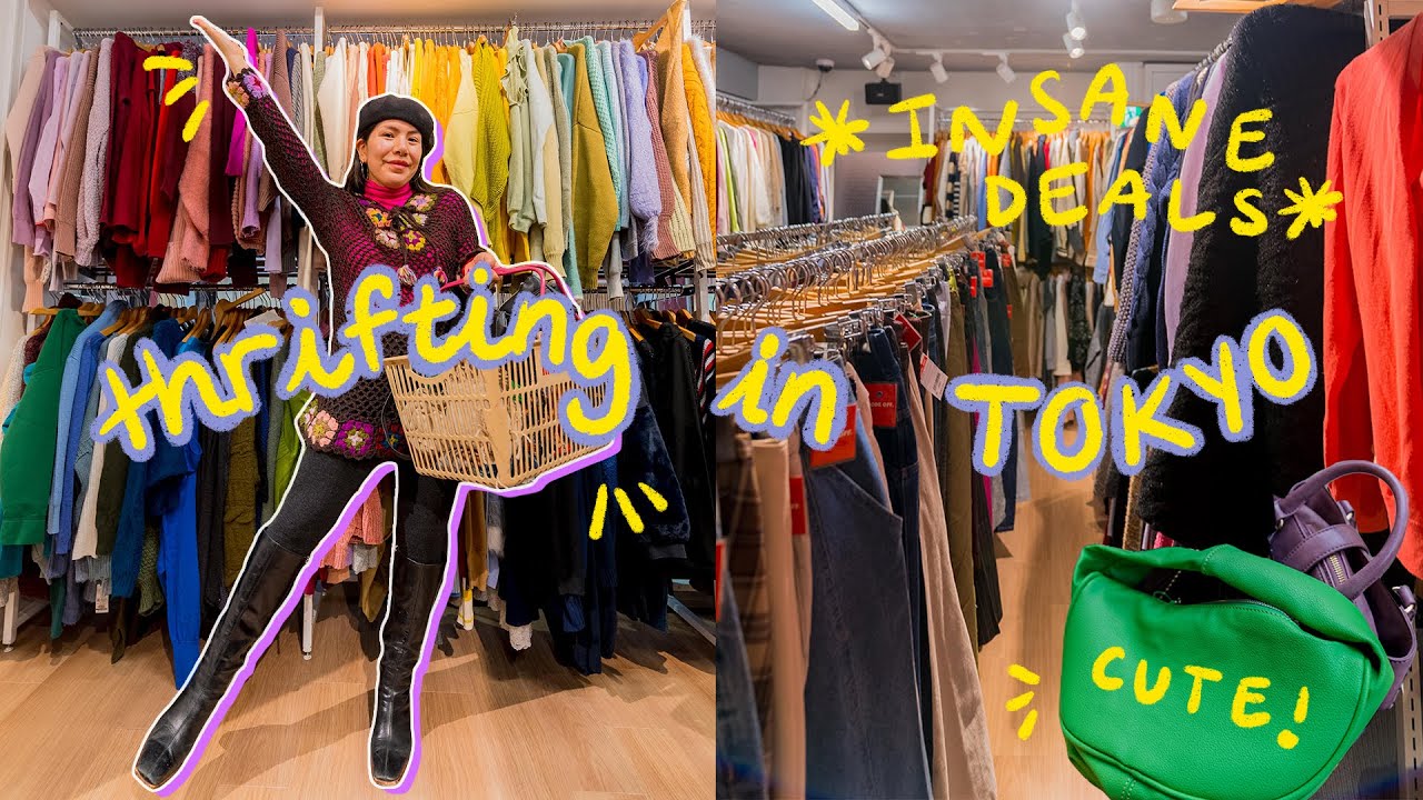 Come thrift with me in Tokyo!! I found so many gems and got all the sales 🙏 | Tokyo Vlog EP.3