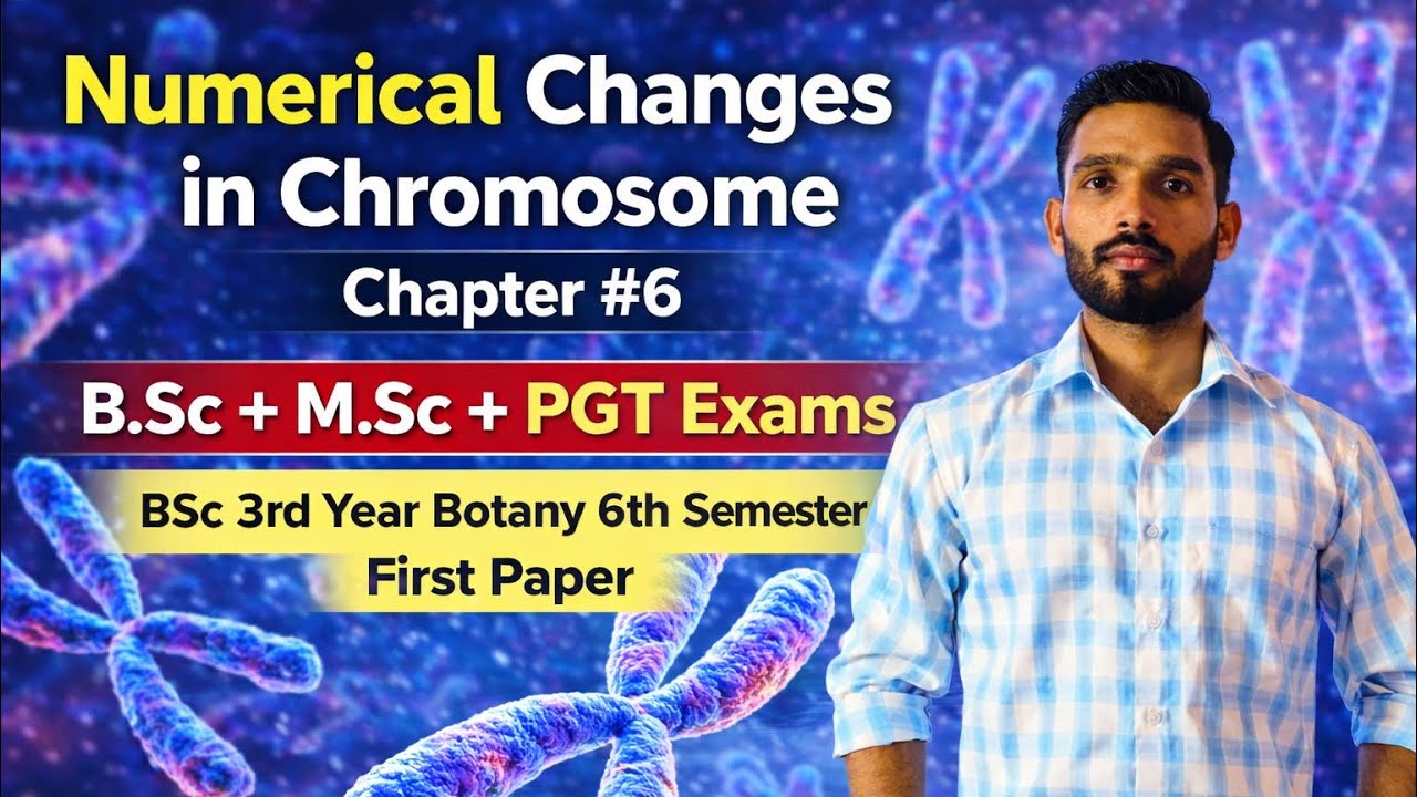 Numerical changes in chromosomes ( Polyploidy ) || BSc 3rd year Botany 6th Semester 1st Semester ￼