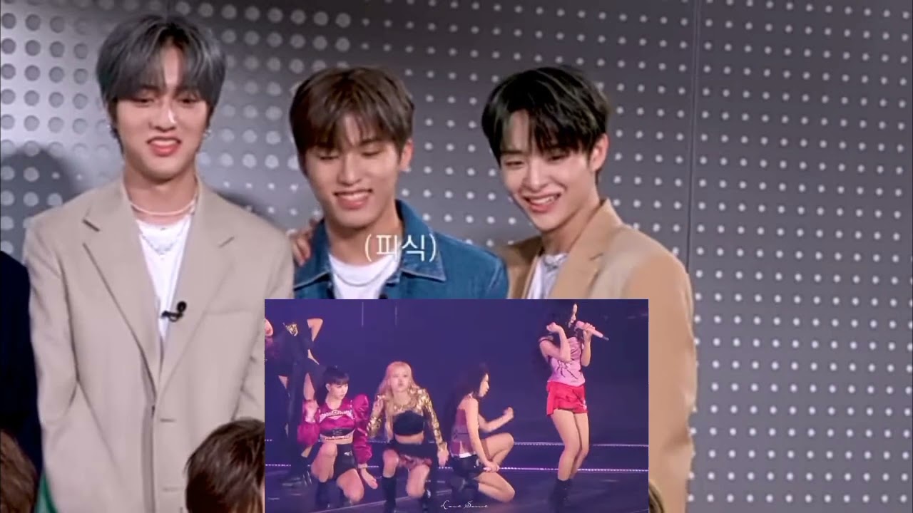 TREASURE reaction to BLACKPINK - PINK VENOM concert in Seoul 221015