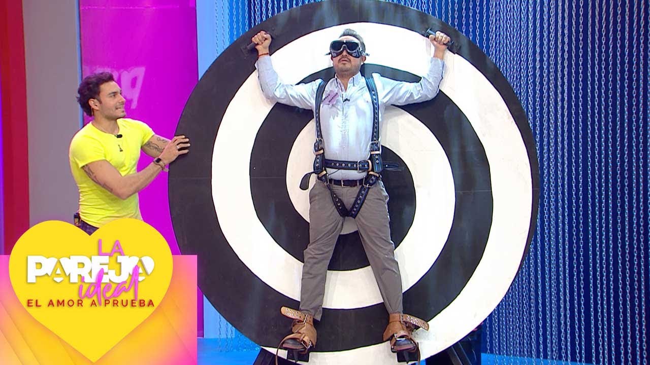 ¡Las parejas tuvieron que pasar al disco gigante en este divertido juego! | La Pareja Ideal