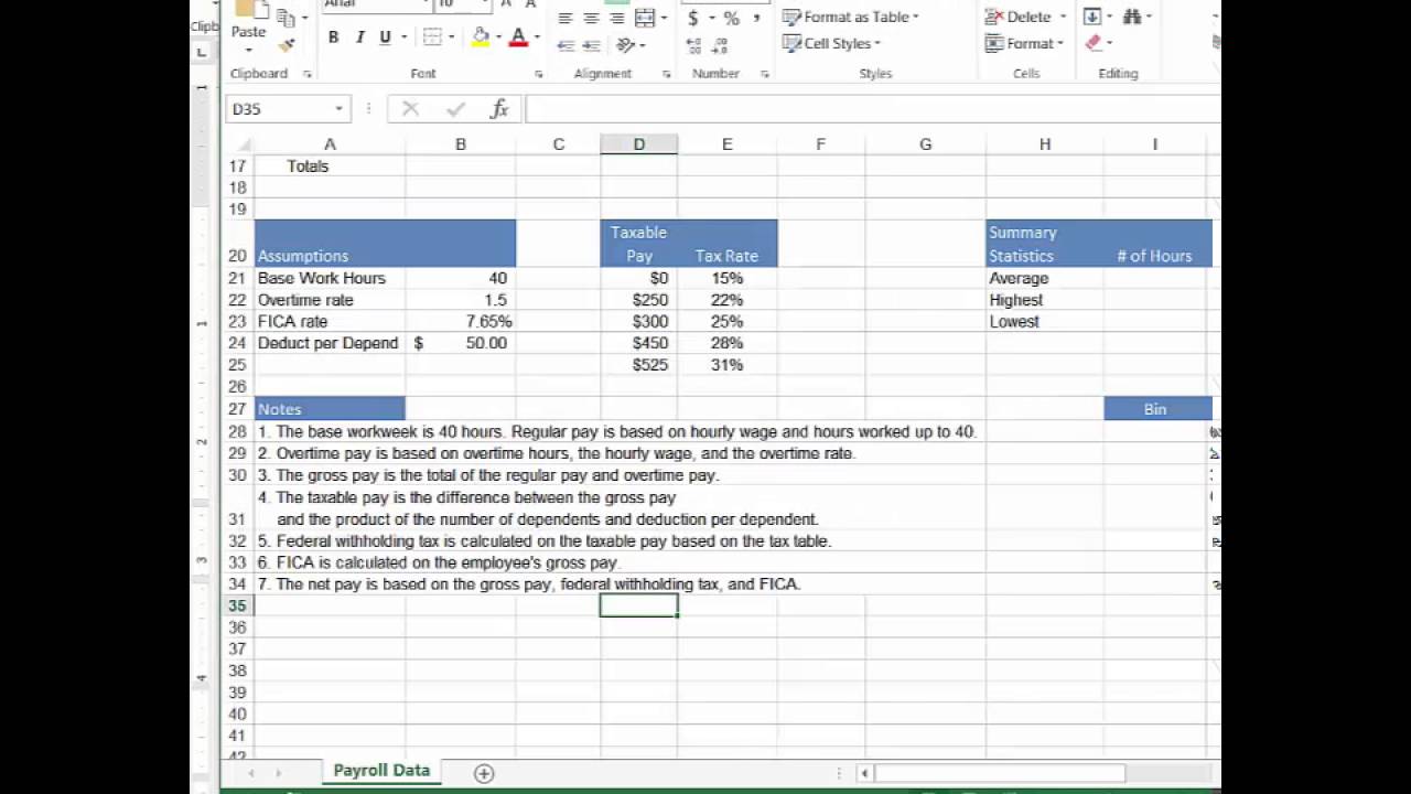 MIS2749 Excel Chapter 2 Metropolitan Zoo Payroll