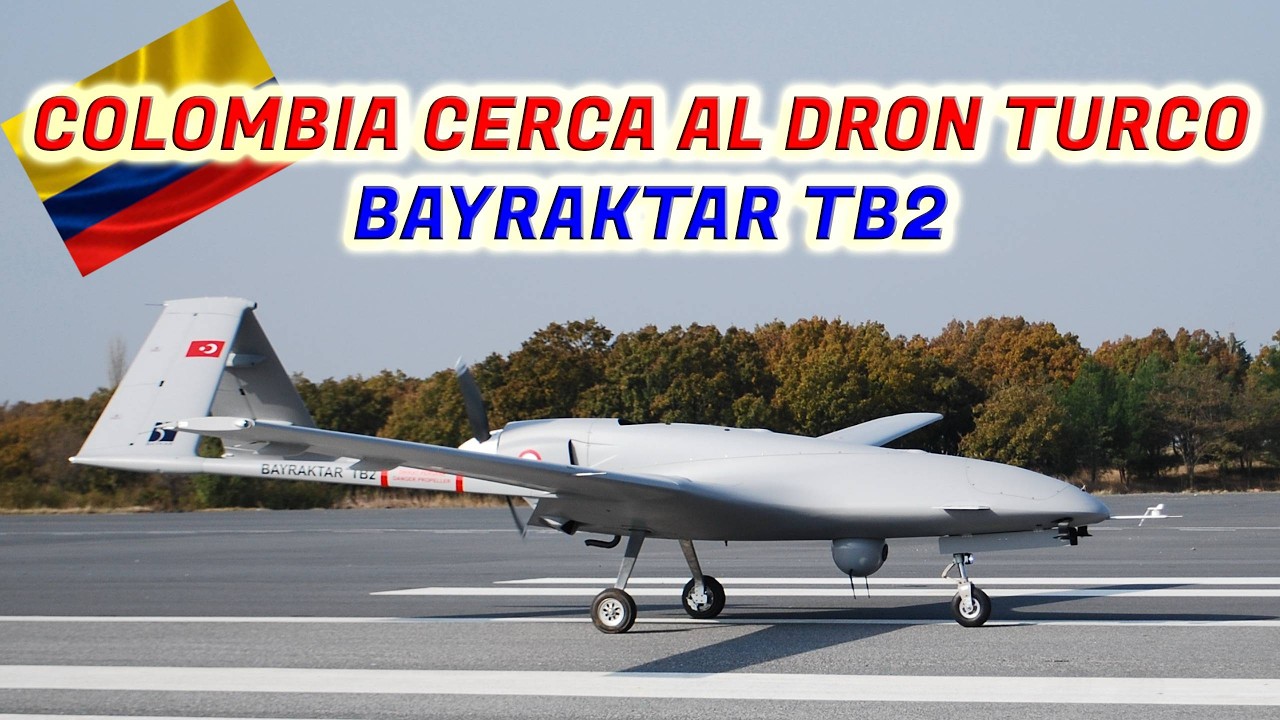 COLOMBIA CERCA AL DRON TURCO BAYRAKTAR TB2