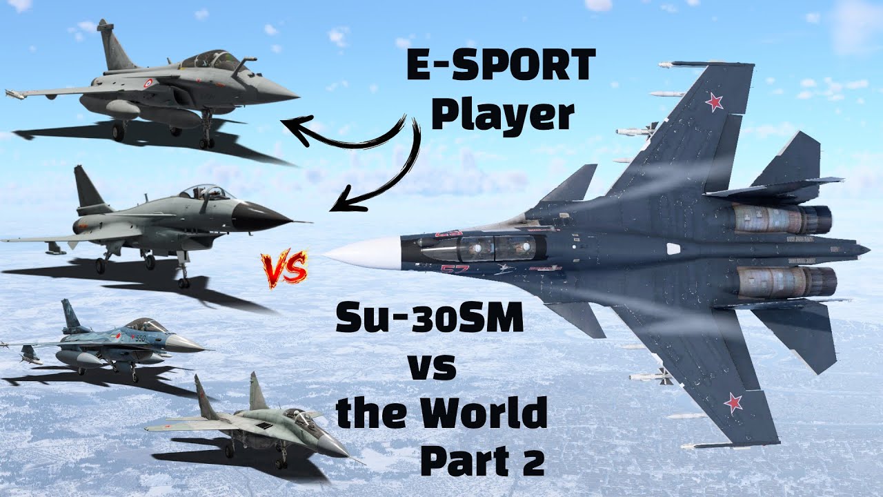 Su-30SM VS the World | Thrust Vectoring Dogfights | War Thunder | Part 2