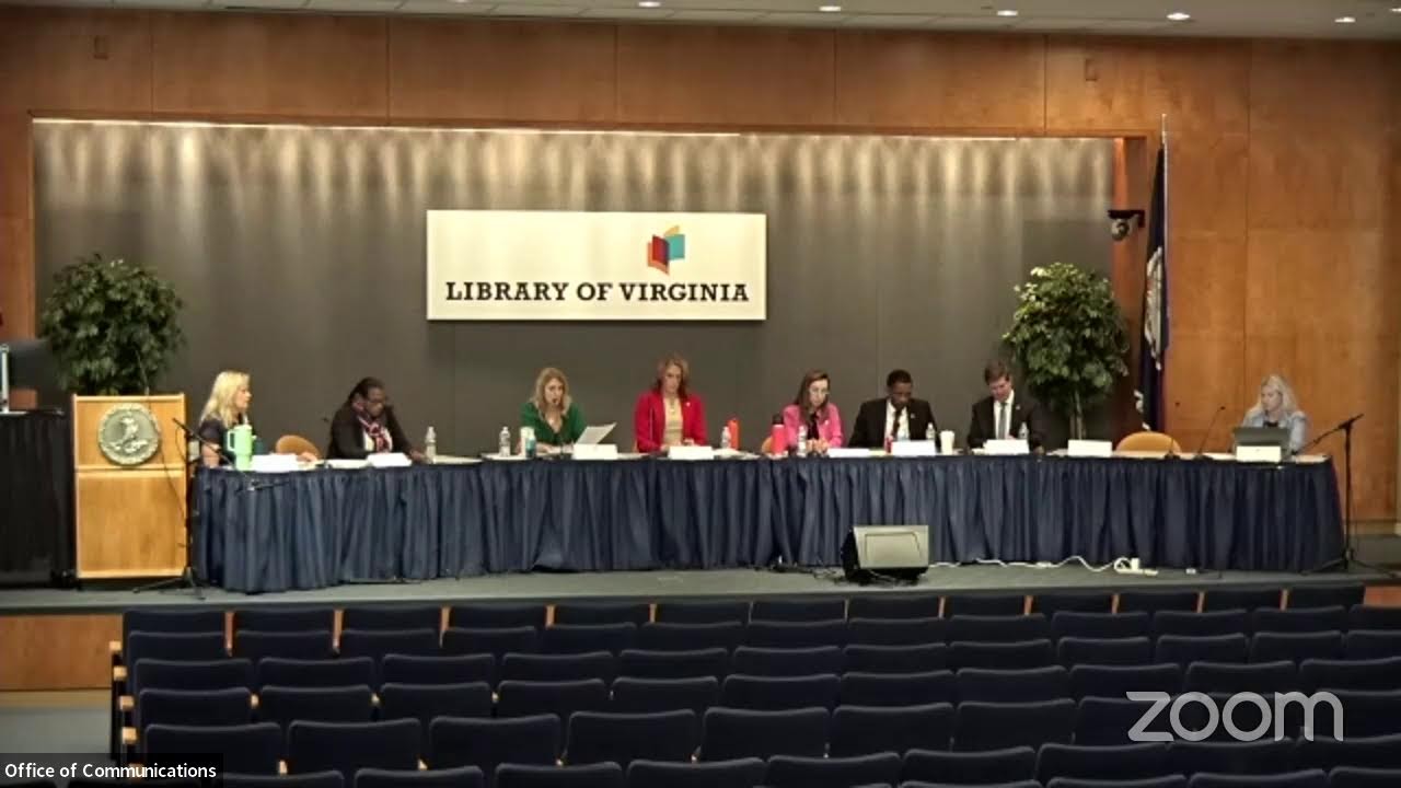 Virginia Board of Education Business Meeting 9/25/25