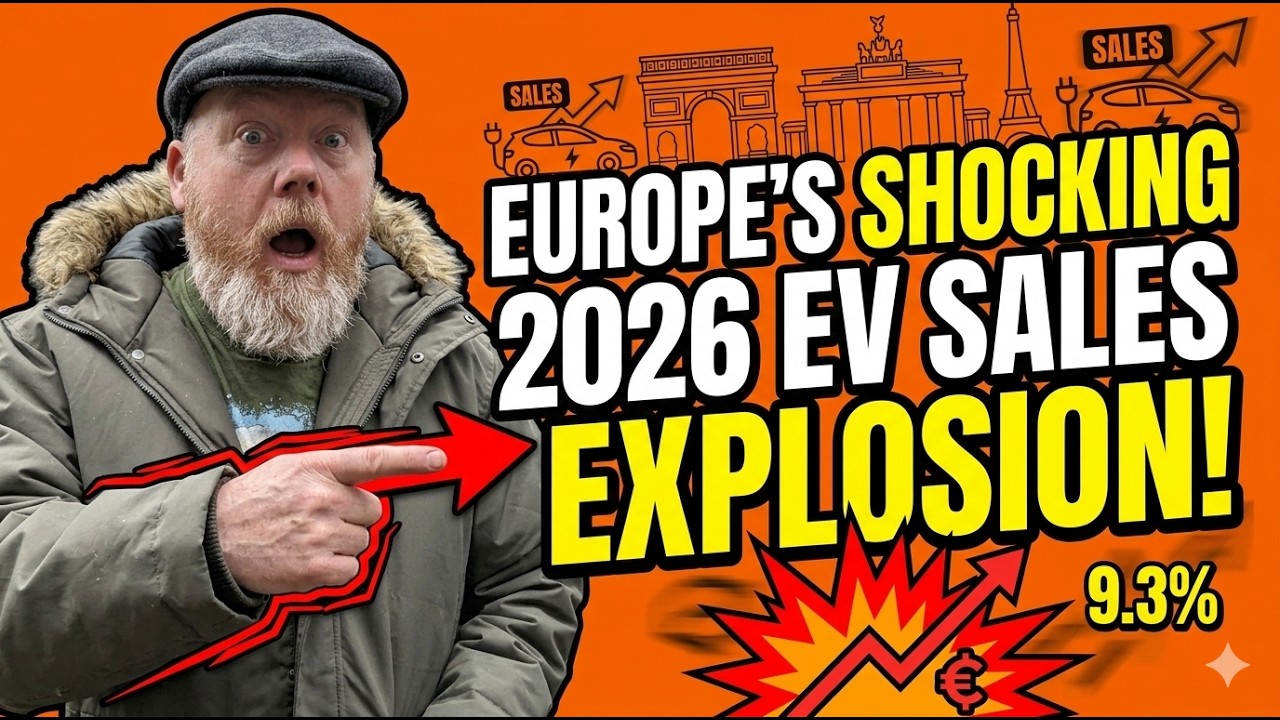 Шокирующий взрыв продаж электромобилей в Европе в 2026 году! Обвал цен на бензиновые и дизельные ...