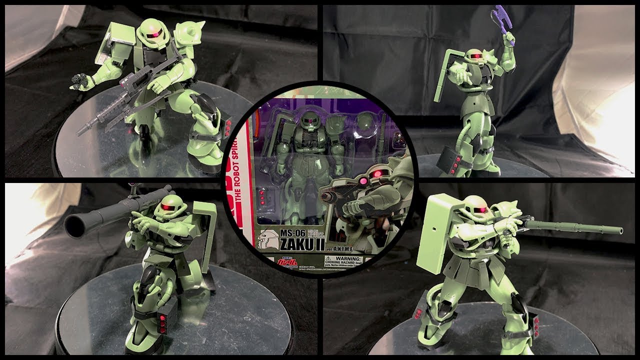Let's Checkout...Bandai Tamashii Nations Robot Robot Spirits MS-06 Zaku II (Ver A.N.I.M.E.)