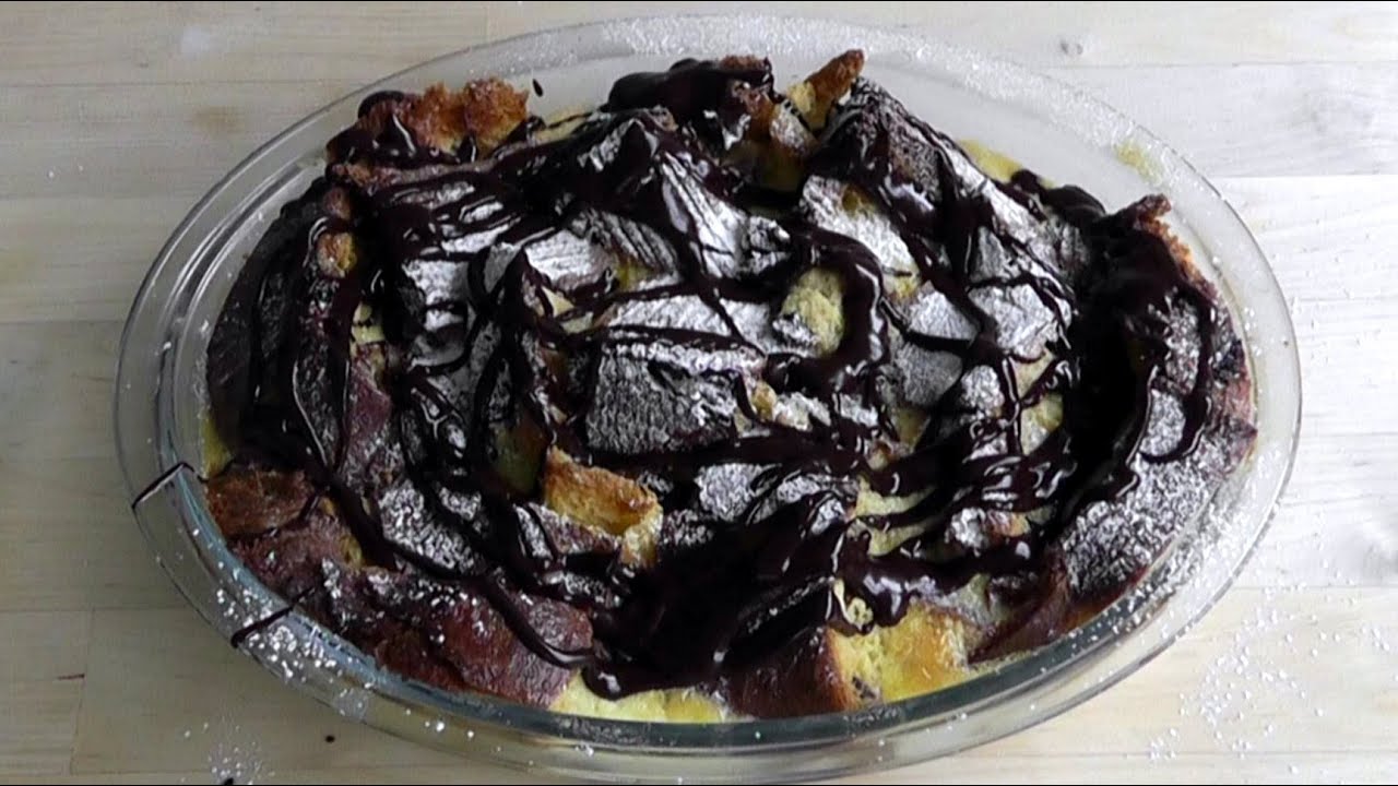 Christmas Panettone Pudding & Chocolate How to make recipe