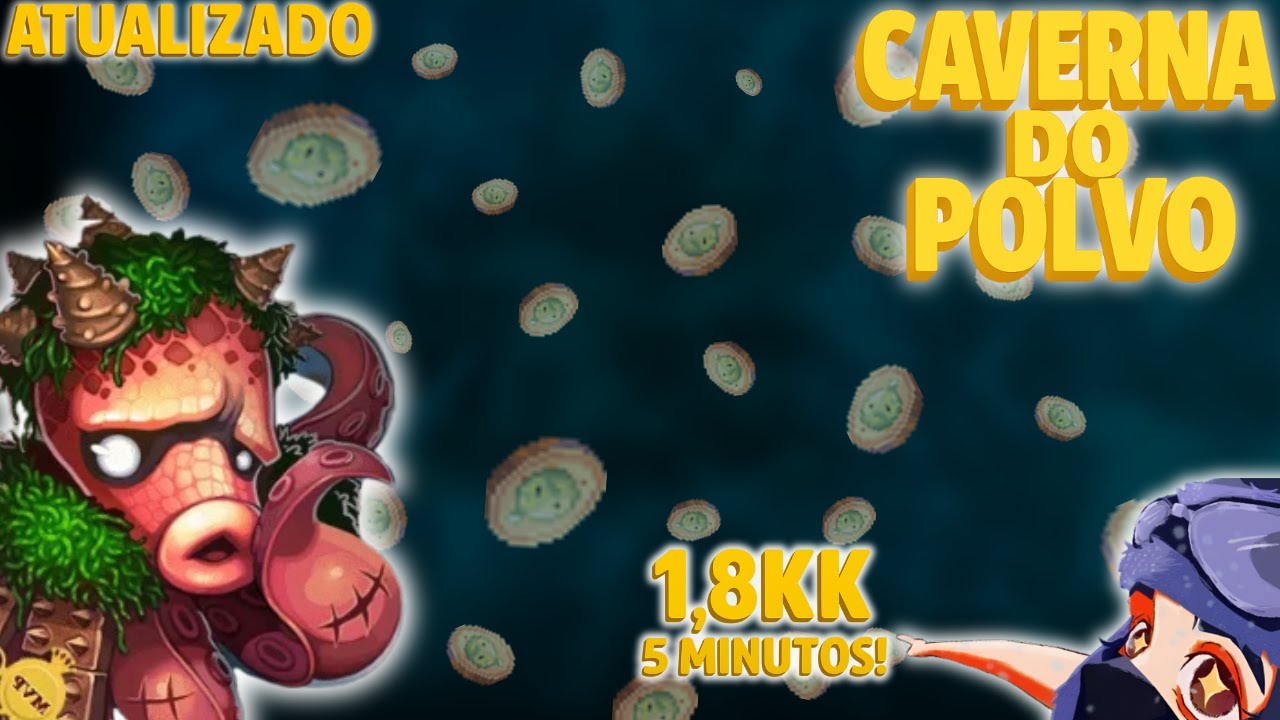 Caverna do POLVO! Guia Completo! 1,8KK SUPER RAPIDO! [Ragnatales]