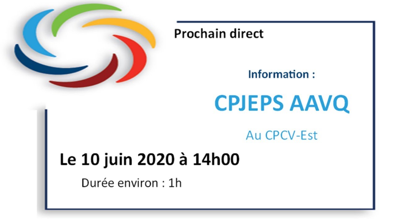 Le CPJEPS AAVQ au CPCV
