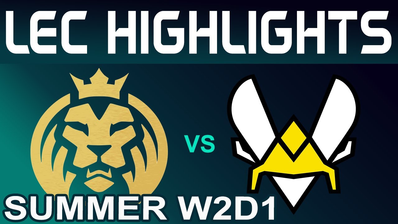 MAD vs VIT Highlights LEC Summer 2024 MAD Lions vs Team Vitality by Onivia