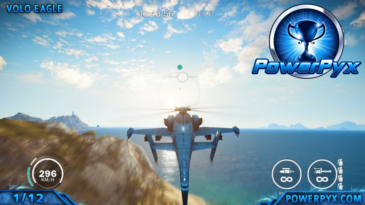 Just Cause 3 - 5 Gears in All Air Vehicle Race Challenges - Walkthrough & Locations
