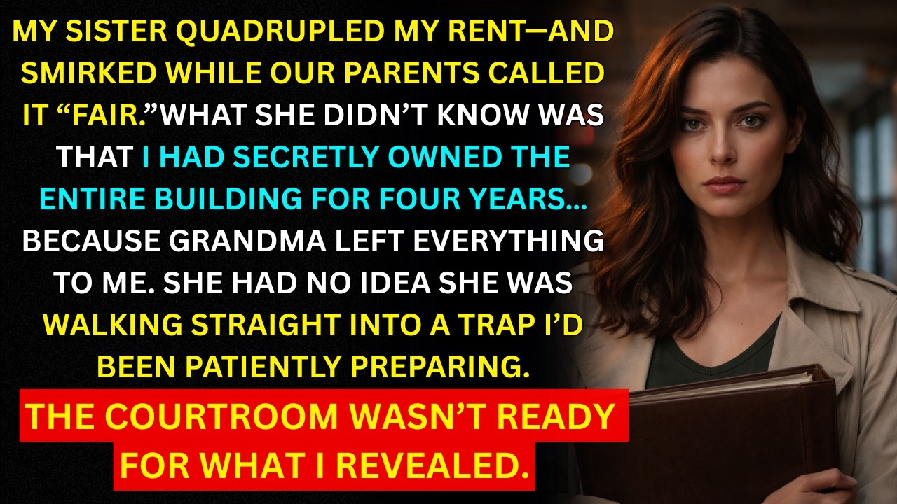 She Raised My Rent to $10k to Force Me Out—My Sister’s Greed Destroyed Everything...