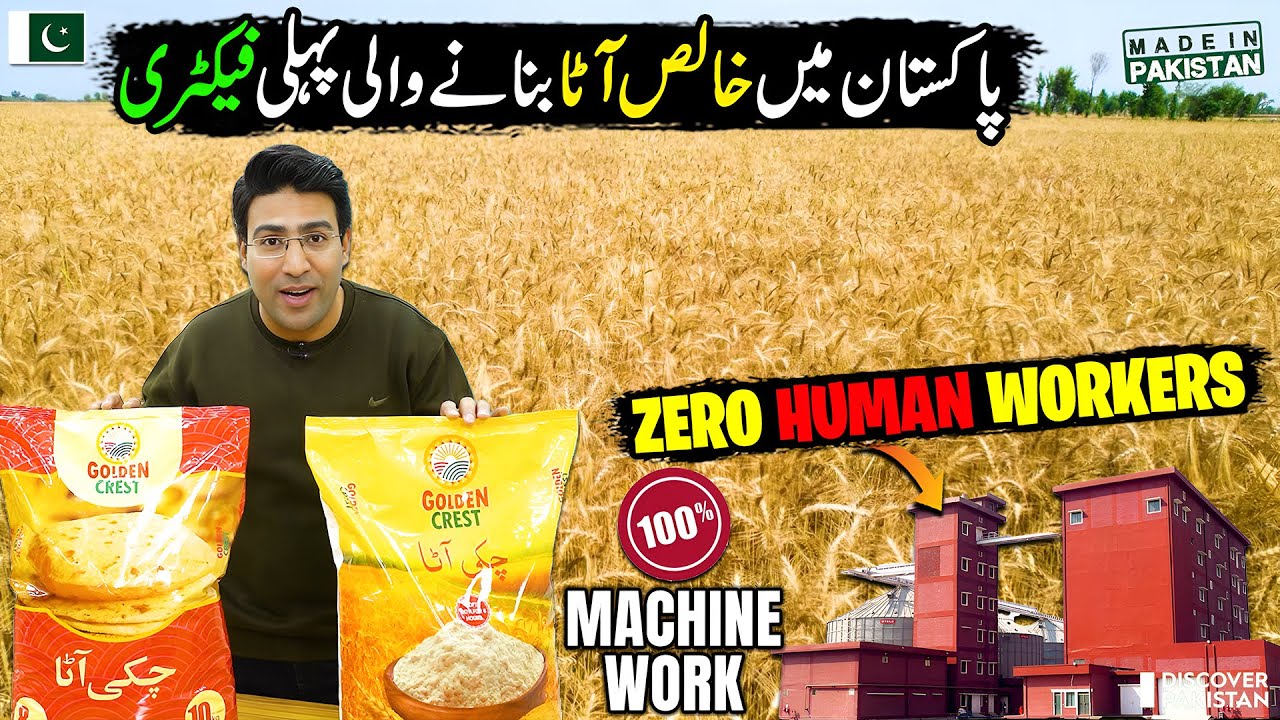 Pakistan’s 1st Fully Automated Flour Mill 🇵🇰 | Human‑Free Factory Revolution | Made in Pakistan