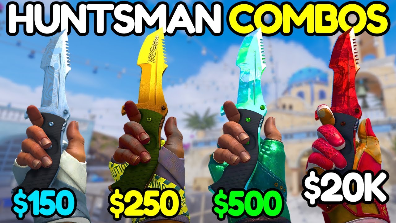BEST HUNTSMAN Knife & Glove COMBOS for Every Budget in CS2 (Huntsman Combos 2025)