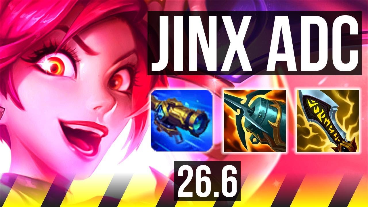 JINX & Nautilus vs TWITCH & Yuumi (ADC) | Good KDA: 26/1/6, 63K damage | EUW Diamond | 26.6