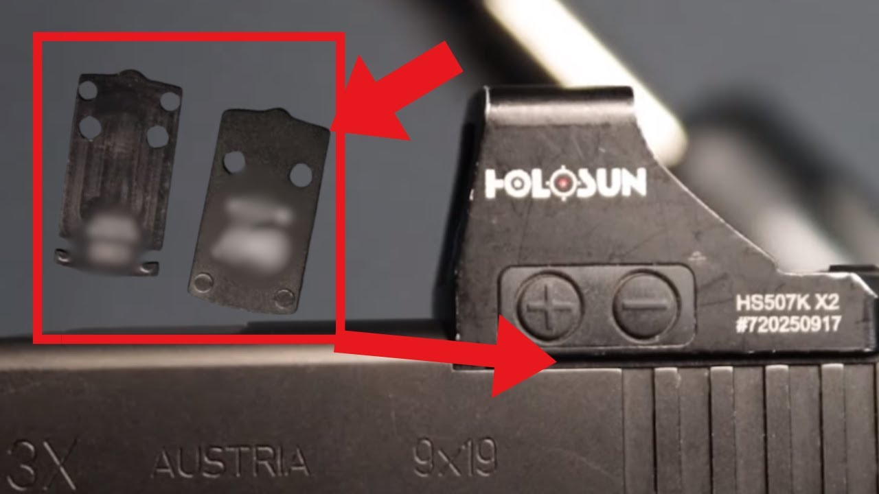 How to install holosun 507K on glock 43X MOS without messing up the slide