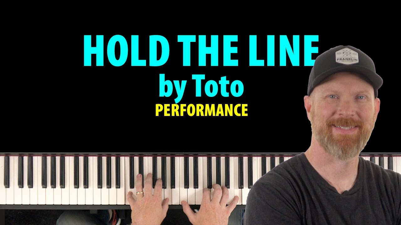 How To Play Hold The Line by Toto (Piano Performance with Original Recording)