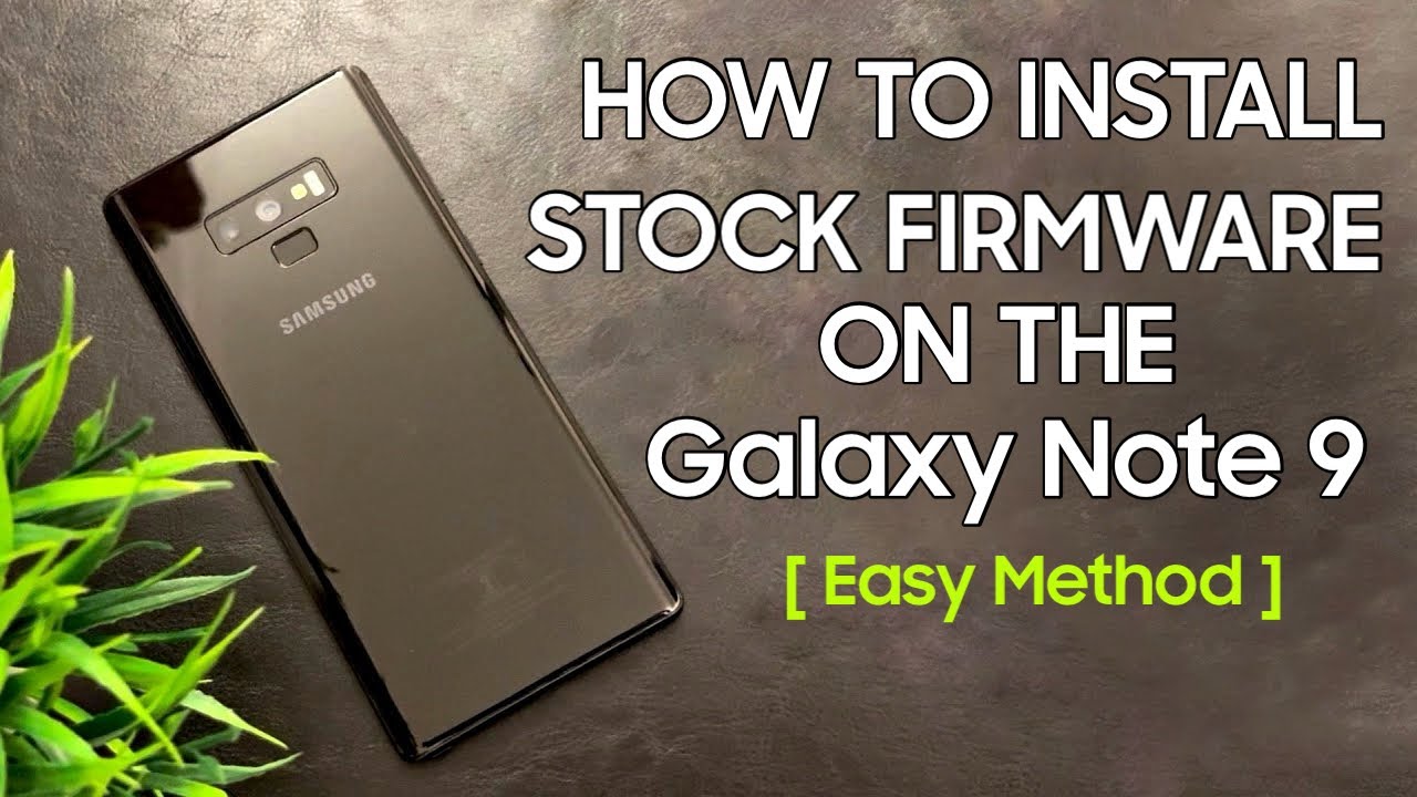 Galaxy Note 9 Rescue! Fix Stuck Bootlogo in Minutes