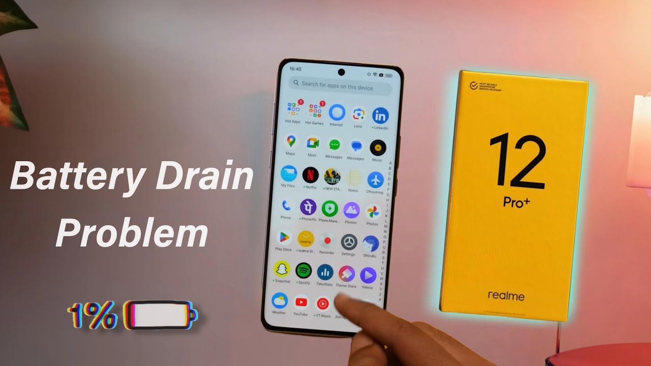 Realme 12 Pro Plus Battery Drain Problem, Realme 12 Pro+ me Battery Jaldi Khatam Ho Jate Hai