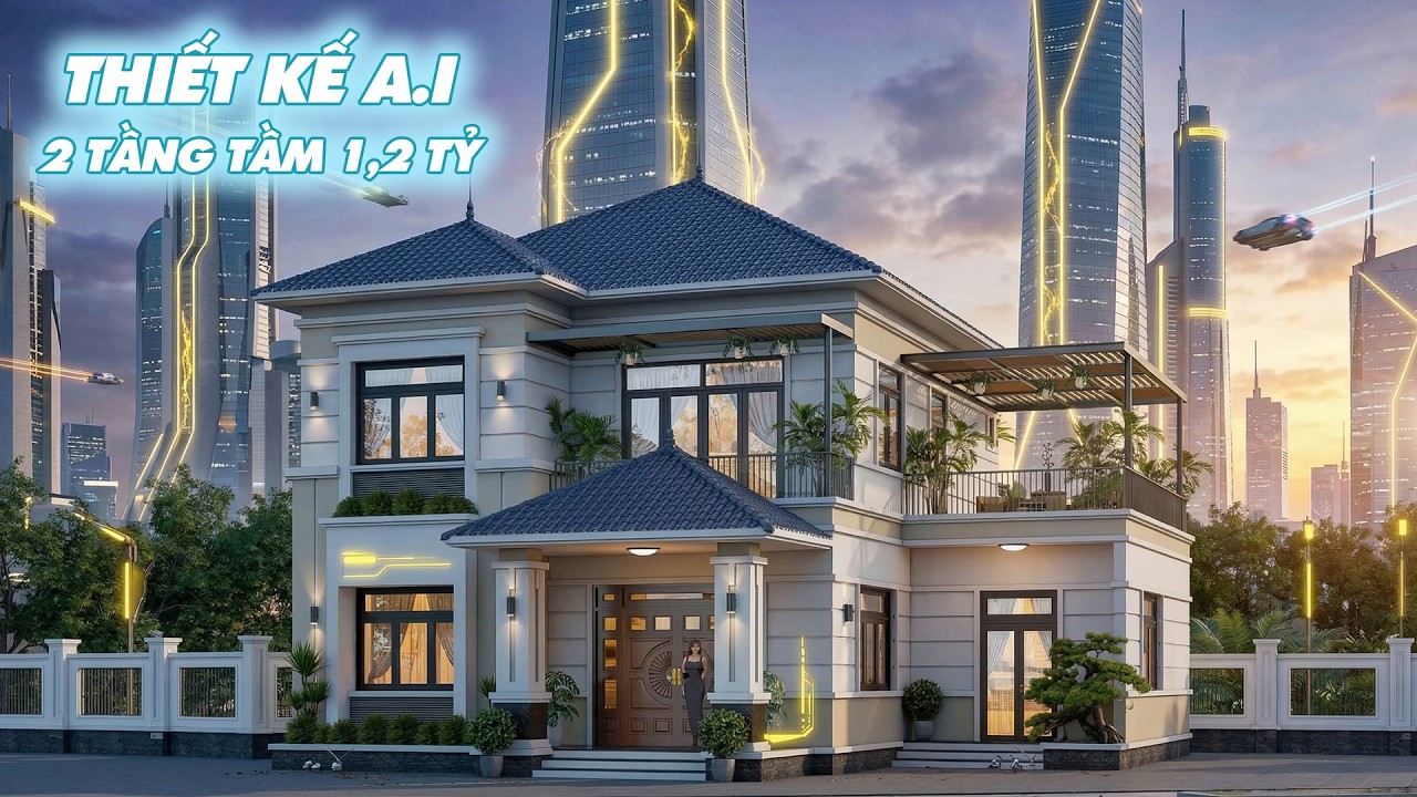 Ngôi nhà 2 tầng mái Nhật được ưa chuộng nhất Minhome có giá tầm 1,2 tỷ | MN04486