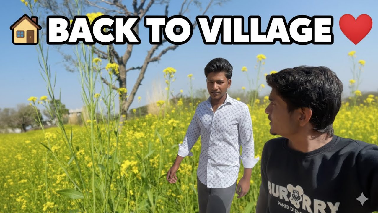 🏡 Back To Village Vlog | Guest House Se Gaaw Tak Ka Safar ❤️🐱