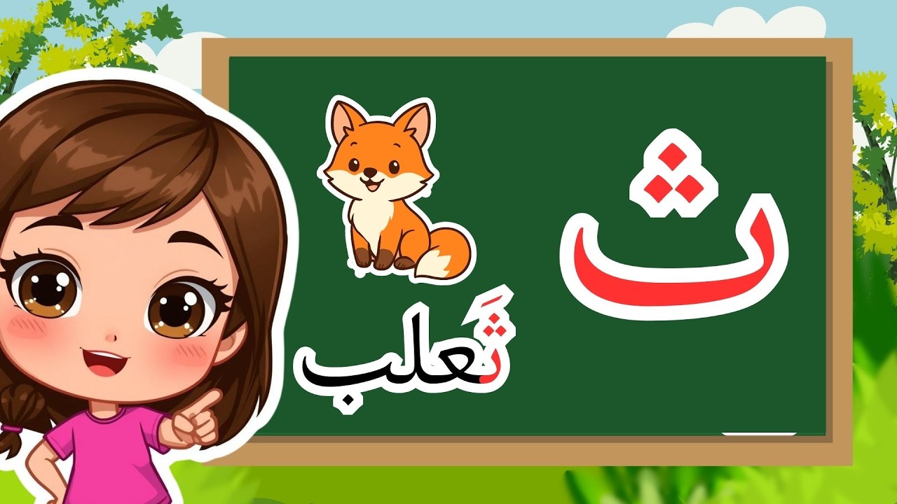 تعلم حرف الثاء (ث) للأطفال | كلمات وتمارين ممتعة | Arabic Alphabet Thaa for Kids