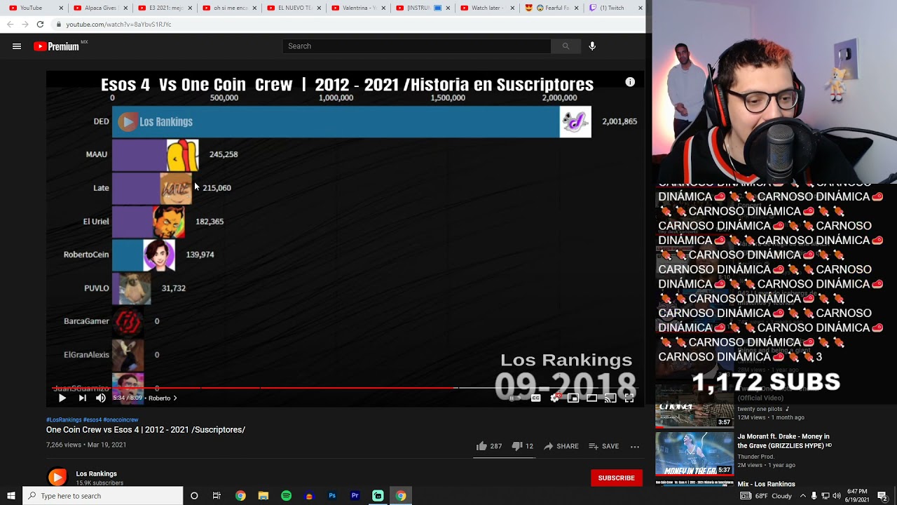 Late reacciona a One Coin Vs Esos 4 (en subs)