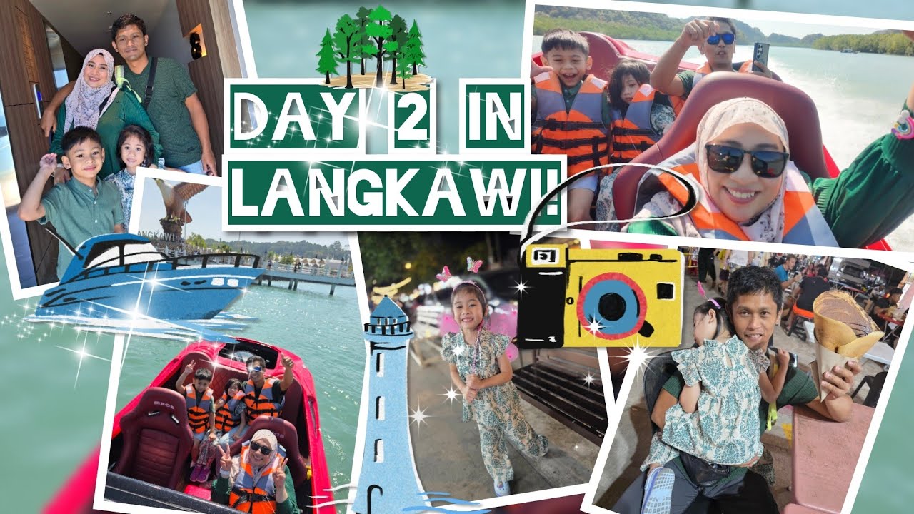 YusufMaryam Travel Vlog :  Langkawi Day 2, Jetcar, Chocolate Heaven and Food Truck!